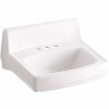 Kohler Greenwich Wall-Mounted Vitreous China Bathroom Sink In White With Overflow Drain