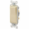Leviton 15 Amp Decora Grounding Rocker Light Switch With Quickwire, Ivory