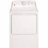 Ge 6.2 Cu. Ft. White Gas Dryer