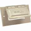 Bell White 1-Gang Gfci Weatherproof Cover