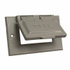 Bell Gray 1-Gang Gfci Weatherproof Cover With Horizontal Mount