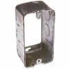 RACO 4 in. L x 2 in. W x 1-7/8 in. D Drawn Extension Ring with Eight 1/2 in. Knockouts, 1-Pack