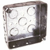 Raco 4 In. Square Box With Fifteen 1/2 In. Ko's