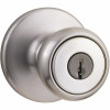 Kwikset Tylo Satin Chrome Keyed Entry Door Knob