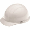 Erb 4 Point Nylon Suspension Slide-Lock White Cap Hard Hat