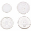 Dart Lid Foam Container Sip Thru In White (1000 Per Case)