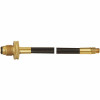 Mec 1/4 In. Thermo Pigtail #60 Soft Nose Pol X 1/4 In. M Inverted Flare Round Brass Handwheel 24 In. Oal