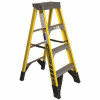 Werner 4 Ft. Fiberglass Step Ladder With 375 Lbs. Load Capacity Type Iaa Duty Rating