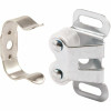 Prime-Line 3/4 In. X 1-3/8 In. On Hole Center Cabinet Door Catch, Zinc Plated Double Roller Design, Spring Steel Clip