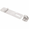 Prime-Line Safety Hasp, 4-1/2 In., Steel Construction, Zinc Plated Finish, Fixed Stapled