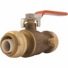 SharkBite 3/4 In. Push-To-Connect Brass Ball Valve With Drain