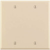 Leviton Almond 2-Gang Blank Plate Wall Plate (1-Pack)