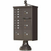 Florence 1570 Series 8-Mailboxes, 1-Outgoing, 4-Parcel Lockers, Vital Cluster Box Unit With Vogue Traditional Accessories - 2474401