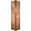 Masonite 24 In. X 80 In. Smooth Full Louver Primed Solid Core Pine Bi-Fold Door