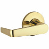 Kwikset Carson Polished Brass Hall/Closet Ul Door Lever