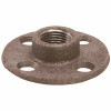 1-1/2 In. Black Malleable Floor Flange