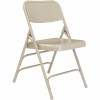 National Public Seating Grey Metal Stackable Folding Chair (Set Of 4) - 2487342