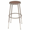 National Public Seating Stool W/Hdbrd St Adj 25-33