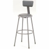 National Public Seating Stool W/Pad St&Pad Bkrst 30