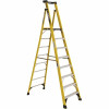 Werner 8 Ft. Fiberglass Podium Ladder With 10 Ft. Reach And 375 Lbs. Load Capacity Type Iaa Duty Rating