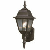 Monument 1-Light Black Outdoor Wall Mount Lantern - 2495867