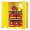 Justrite Mfg Safty Cab 90Gal 2 Dr Yelw