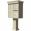 Florence Vital 12-Mailboxes 1-Parcel Locker 1-Outgoing Pedestal Mount Cluster Box Unit - 3552706