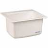 Mustee 22 In. X 25 In. X 13.75 In. Molded Fiberglass Drop In Utility Sink In White