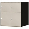 Florence 1,400 Series 4-Parcel Lockers Recessed Horizontal Mailbox