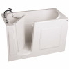 American Standard Gelcoat Walk-In Bath, Soaker, Left-Hand With Quick Drain And Faucet, White, 30 In. X 60 In.