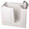 American Standard Gelcoat Walk-In Bath, Combination, Right-Hand With Quick Drain And Faucet, White, 28 In. X 48 In.