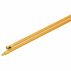 Carlisle Sanitary Maintenance Flo-Thru Fiberglass Handle, Yellow, 60 In.