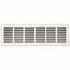 Truaire 30 In. X 8 In. White Stamped Return Air Grille