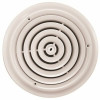 Truaire 10 In. White Round Ceiling Diffuser (Duct Opening Measurement)