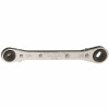 Klein Tools 3/16 In. And 1/4 In. Square X 1/2 In. And 9/16 In. Hex Ratcheting Refrigeration Wrench