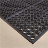 Cactus Mat Mfg. Tuffdek Mat W/Holes Blk 3X5