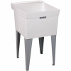 Mustee Utilatub 20 In. X 24 In. X 33 In. Fiberglass Floor Mount Laundry/Utility Tub