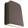 Sylvania 40-Watt Integrated Led Bronze Weather Resistant Slim Wall Pack Light, 5000K