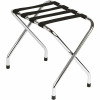 Chrome Metal Luggage Rack