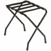 Black Straps And Powdercoat Metal Luggage Rack