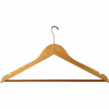 Mens Hanger Natural Flat Small Hook In Chrome (100 Per Case)