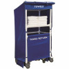 Royal Basket Trucks Towel Station 1Shelf Blue 32