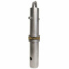 10.5 In. X 1.75 In. Coupling Pin Connector In Galvanized Steel With Collar And Spring Lock, Tool For Scaffolding Frames