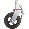 Metaltech 8 In. Scaffolding Caster Wheel In Heavy Duty Zinc/Aluminum Coated Steel With Safety Dual Lock Brake