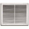 Truaire 30 In. X 14 In. White Fixed Bar Return Air Grille