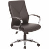 Boss Office Products 27 In. Width Big And Tall Black Faux Leather Executive Chair With Swivel Seat - 3576744