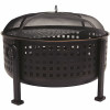 Pleasant Hearth Langston 30 In. Round Deep Bowl Steel Fire Pit In Rubbed Bronze