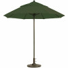 Windmaster 7.5 Ft. Aluminum Market Patio Umbrella In Forest Green