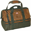 Bucket Boss Gatemouth 20 In. Tool Bag In Brown And Green With 36 Pockets