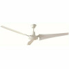 Hampton Bay Industrial 60 In. White Indoor Ceiling Fan With Wall Control